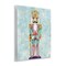 Stupell Industries Pastel Nutcracker over Snowflakes Wall Plaque Art, design by Sara Culpepper